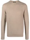 Jacob Cohen Men Cashmere Crewneck Sweater In Beige