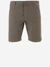 Jacob Cohen Beige Solid Bermuda Shorts