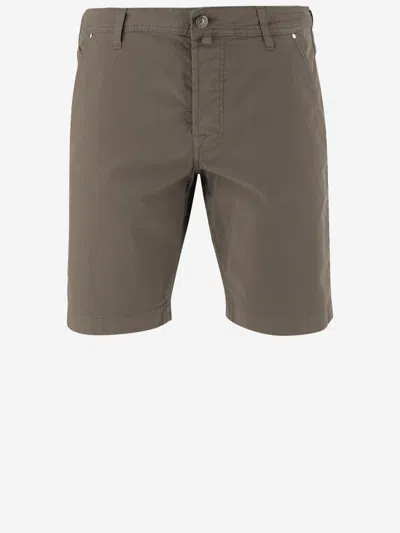 Jacob Cohen Beige Solid Bermuda Shorts