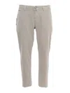 Jacob Cohen Beige Trousers In Gray