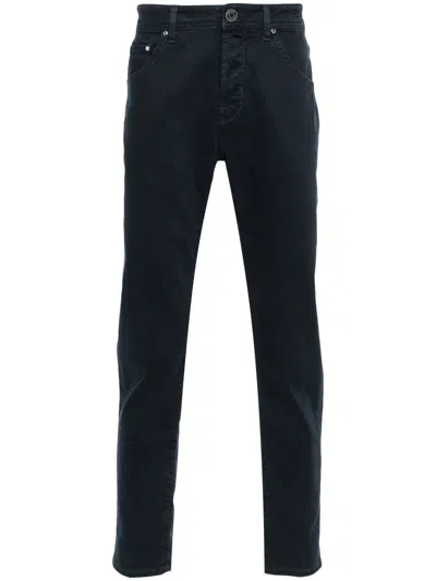 Jacob Cohen Belt-loop Casual Pants In Black