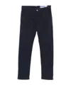 Jacob Cohen Belt-loop Casual Pants In Black