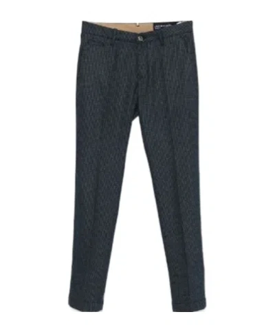 Jacob Cohen Belt-loop Casual Pants In Black