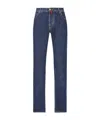 Jacob Cohen Bard Straight Jeans In Blue