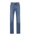 Jacob Cohen Bard Straight Jeans In Blue