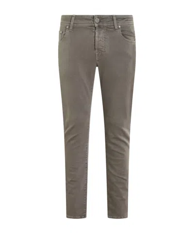 Jacob Cohen Belt-loop Casual Pants In Gray