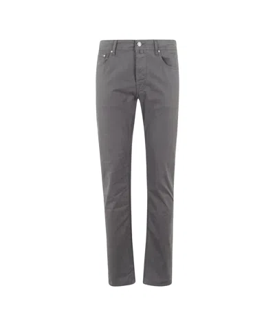 Jacob Cohen Belt-loop Casual Pants In Gray