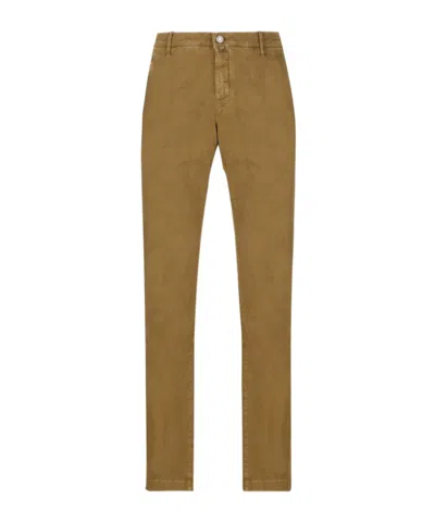 Jacob Cohen Belt-loop Casual Pants In Brown
