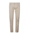 Jacob Cohen Belt-loop Casual Pants In Nude