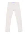 Jacob Cohen Brown 5 Pocket Trousers In White