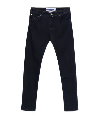 Jacob Cohen Belt-loop Jeans In Black
