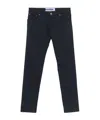Jacob Cohen Belt Loop Jeans In Black