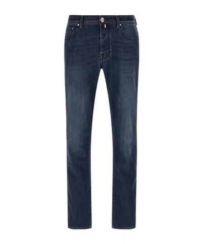 Jacob Cohen Belt Loop Jeans In Black