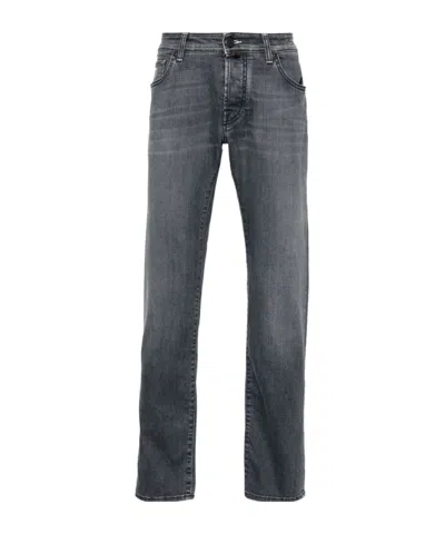 Jacob Cohen Belt-loop Jeans In Black
