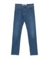 Jacob Cohen Nick Mid-rise Slim-fit Jeans In Blue