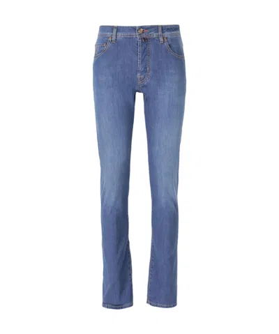 Jacob Cohen Belt-loop Jeans In Blue