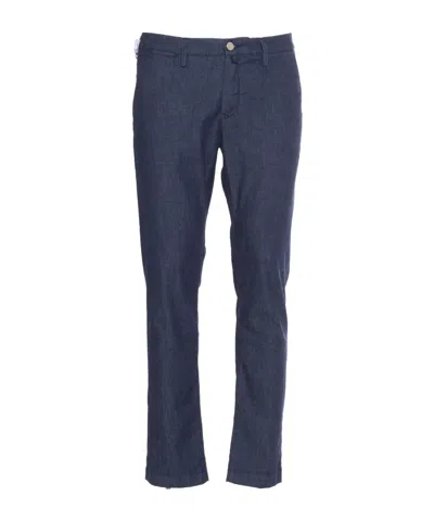 JACOB COHEN JACOB COHEN BEN LOGO PATCH SLIM FIT JEANS