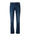 Jacob Cohen Belt Loops Faded Effect Five-pocket Trousers In Blue