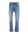Jacob Cohen Belt Loop Jeans In Blue