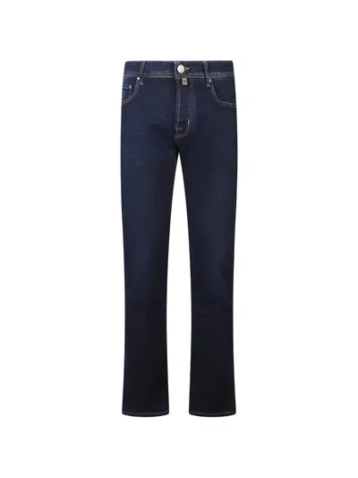 Jacob Cohen Belt-loop Jeans In Blue