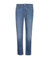 Jacob Cohen Belt Loop Jeans In Blue