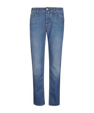 Jacob Cohen Belt Loop Jeans In Blue