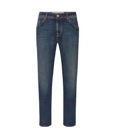 Jacob Cohen Cropped Jeans In Blu