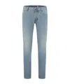 Jacob Cohen Straight Trousers With Five Pockets And Belt Loops In Gray
