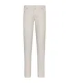 Jacob Cohen Scott Light Grey Cotton Pants In White