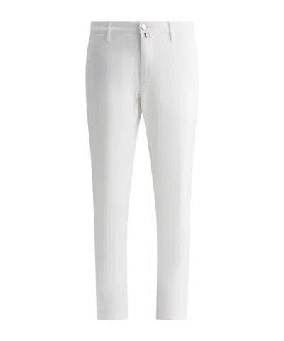 Jacob Cohen Belt-loop Jeans In White
