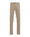 Jacob Cohen Slim Fit Trousers Belt Loops In Nude