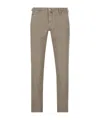 Jacob Cohen Belt Loop Track Pants In Gray