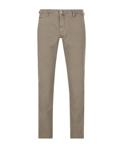 Jacob Cohen Belt Loop Track Pants In Gray