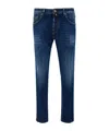 Jacob Cohen Blue Slim Jeans In In Cotton Blend In Blue
