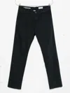 Jacob Cohen Slim Waist Denim Trousers With Pockets In Black