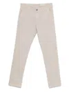 Jacob Cohen Slim Waist Denim Trousers With Pockets In Gray