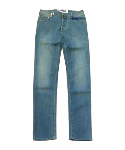 Jacob Cohen Belt Loops Jeans In Blue
