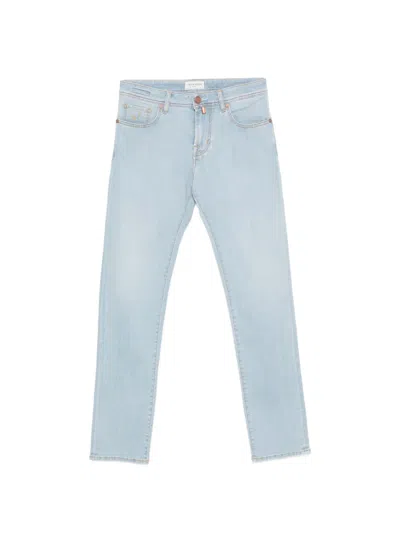 Jacob Cohen Belt-loops Jeans In Blue