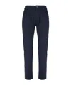 Jacob Cohen Stretch Cotton Blend Pants With Embroidered Detail