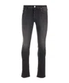 Jacob Cohen Belt Ring Denim Trousers In Black
