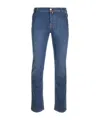 Jacob Cohen Denim Trousers Belt Loops Faded Effect In Blue