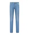 Jacob Cohen Slim Fit Trousers Five Pockets In Blue