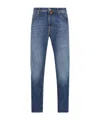 Jacob Cohen Belt-loop Jeans In Blue