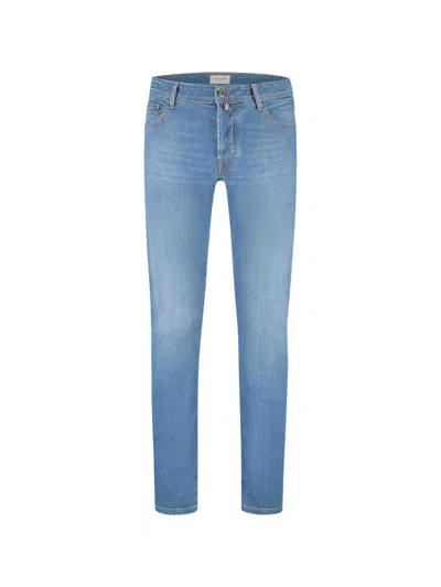 Jacob Cohen Belt-loops Jeans In Blue