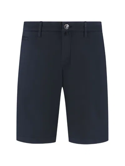 Jacob Cohen Belt-loops Shorts In Blue