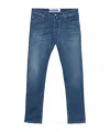 Jacob Cohen Blue Cotton Slim Men Jeans In Blue