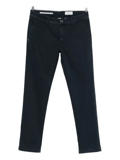 Jacob Cohen Ben Tapered Trousers In Blue