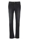 Jacob Cohen Black Cotton Nick Jeans In Black