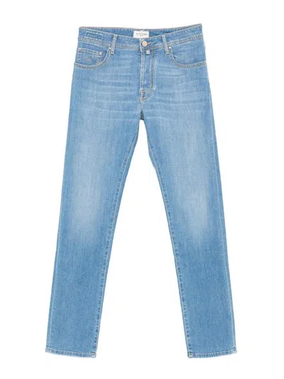 Jacob Cohen Blu Bard Jeans With Pockets In Blue