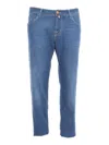 Jacob Cohen Belt Loop Jeans In Blue